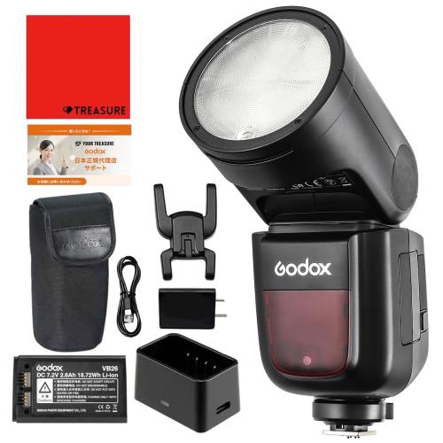 [Ź/Ŭޡ] Godox V1-N V1 Nikon ˥б եå ȥ 76WS 2.4G TTL 饦...