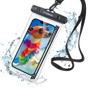 2024新型!破れない安心感TORRAS スマホ 防水ケース 防水ケース 全面防水 クリア 押し易いサイドボタン IPX8認証 顔認証 撮影 通話 タッチ快適 iPhone用 6.9インチ 海 水中 温泉 風呂 キッチン プール ブラック