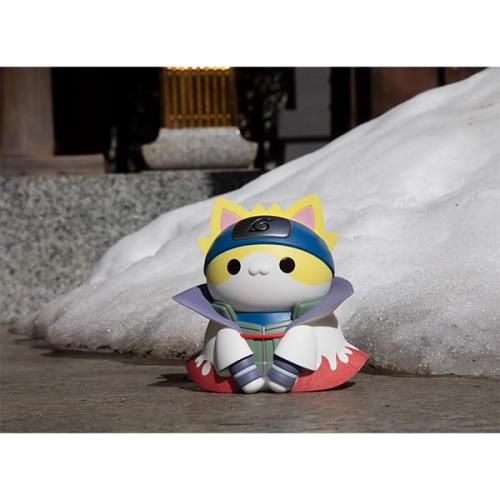 MEGA CAT PROJECT NARUTO -ナルト- 疾風伝 ニャンとも大きなニャルト! シリーズ 1波風ミナト 約100mm PVC製 塗装済み完成品フィギュア