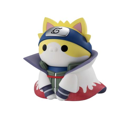 MEGA CAT PROJECT NARUTO -ナルト- 疾風伝 ニャンとも大きなニャルト! シリーズ 1波風ミナト 約100mm PVC製 塗装済み完成品フィギュア