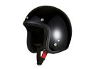 バイクパーツセンター バイクヘルメット ジェット ブラック 7504 FREE (頭囲 57cm~60cm未満)(2)