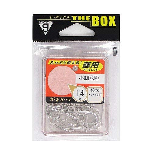 がまかつ(Gamakatsu) シングルフック ザ・ボックス 小鯛 14号 40本 銀 66720
