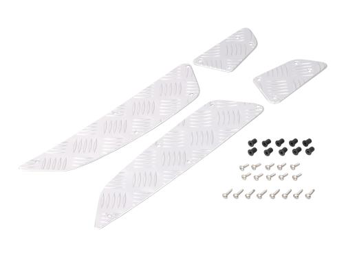 キタコ (KITACO) ステップボード (シルバーアルマイト) PCX125(JK05-1200001~) PCX160(KF47-1200001~) 左右1セット アルミ製 538-1490060