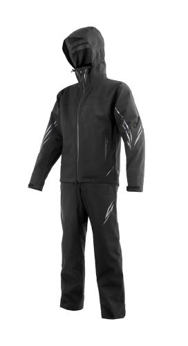 がまかつ(Gamakatsu) アルテマシールドプロ レインスーツ ブラック/ブラック LL-WIDE GM3785