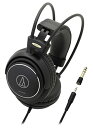 オーディオテクニカ ヘッドホン 有線 ATH-AVC500 ケーブル 3m /6.3mm標準/3.5mmミニ接続 ブラック