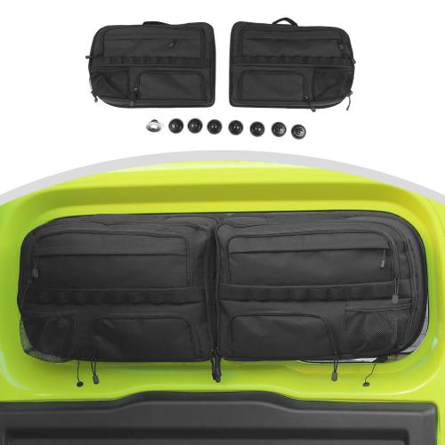 ANTC トランクサイド収納バッグ スズキ ジムニー 適用テールボックス リアスーツケース側収納バッグ ネ..