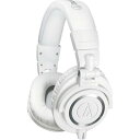 オーディオテクニカ プロフェッショナルモニターヘッドホン ATH-M50xWH ホワイト スタジオレコーディング/ミキシング/DJ/トラックメイキング