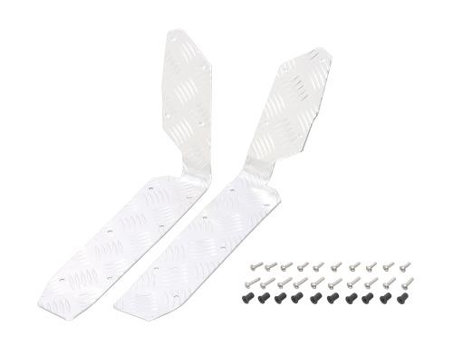 キタコ(KITACO) ステップボード (シルバー) ADV160(KF54全車種) アルミ製(縞板仕様) アルマイト仕上げ 左右1セット 538-1461060