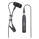 オーディオテクニカ PRO35 コンデンサーマイク XLR 金管楽器用/サックス/トランペット/楽器用マイクホルダー付属/バックエレクトレット/単一指向性 / 145dBの高耐入力 / ローカットスイッチ/ウインドスクリーン付属/ファントム電源対応 / 国内 ブラック