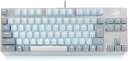 ASUS ゲーミングキーボード ROG Strix Scope NX TKL Moonlight White 有線 メカニカル 日本語配列 80%レイアウト RGB FPS対応 ROG NXスイッチ アルミフレーム Aura Syncライティング搭載 国内 2年保証