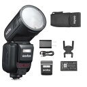 GODOX V100S ソニーカメラ用TTLフラッシュ V100-S フラッシュスピードライト 撮影用 TTLタッチスクリーン2.4Gワイヤレス Sony A77II、A99、A77、DSC-RX10、A6000、A7R、A6400、A7RII、A7RIII、A7M3、A9に対応 (V100S)