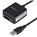 StarTech.com 1ポート FTDI USB - RS232Cシリアル変換ケーブル COMポート番号保持機能 シリアルコンバータ ICUSB2321F