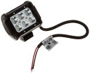 カシムラ(Kashimura) LEDワークライト 消費電力18W 白色発光 1440lm(ルーメン) 6発LED 12V/24V対応 ML-11(2)