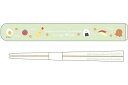 OSK(オーエスケー) ねずみくんのチョッキ 引フタ箸箱セット 16.5cm 日本製 食洗機対応 スライド式 滑り止め加工 抗菌 おしゃれ 可愛い カトラリー 男女兼用 子供用 大人用 学生 HS-11