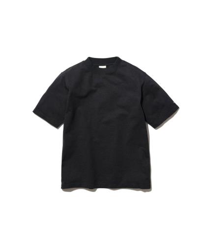 [スノーピーク] Tシャツ Recycled Cotton Mockneck T-Shirt size M BLACK TS-25SU403フェス キャンプ アウトドア