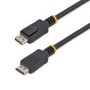 StarTech.com ラッチ付きDisplayPortケーブル 6m ディスプレイポート/ DPモニターケーブル オス/オス ブラック DISPLPORT20L(2)