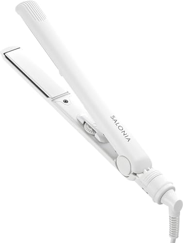 SALONIA サロニア ストレートアイロン ヘアアイロン 24mm SL-004SAW ホワイト SALONIA サロニア ストレートアイロン ヘアアイロン 24mm SL-004SAW ホワイト