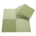 サンコー三つ葉(Sanko Mitsuba) 日本製 撥水 消臭 洗えるサンコー ずれない タイルカーペット 25×25cm グリーンセット 20枚組 カーペッ...