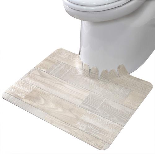 サンコー ずれない トイレマット 拭ける 床汚れ防止 ショート ホワイト ウッド 55×43cm おくだけ吸着 日本製 KV-16 サンコー ずれない トイレマット 拭ける 床汚れ防止 ショート ホワイト ウッド 55×43cm おくだけ吸着 日本製 KV-16