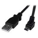 StarTech.com USBケーブル/2m/Type-A - Mini B (L型下向き)/オス - オス USBAMB2MD(2)