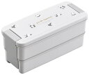 OSK(オーエスケー) 二段弁当箱 ぱんだ ランチボックス二段 仕切付 上340 下310ml 日本製 食洗機 電子レンジ対応 抗菌 ロック付き おしゃれ かわいい 汚れにくい 男女兼用 子供用 学生 大人用 PCW-650D