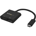 StarTech.com USB-C - DisplayPort 1.2変換アダプタ/USB Power Delivery対応/4K60Hz/60Wパススルー充電/USBタイプC - DP Altモード/ディスプレイアダプタ/Thunderbolt 3互換 CDP2DPUCP(2)