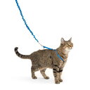 PetSafe(ペットセーフ) イージーウォーク ネコ用ハーネスバンジーリード (S、ブルー)