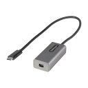 StarTech.com USB-C - Mini DisplayPort ディスプレイ変換アダプタ/USB Type-C - ミニディスプレイポート ビデオコンバータ/4K60Hz HBR2/30cm一体型ケーブル/Thunderbolt 3互換 CDP2MDPEC