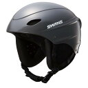 SWANS(スワンズ) スキー スノーボード ヘルメット 子供用 H-451R P1 GMR ガンメタリック Sサイズ(48cm-54cm)