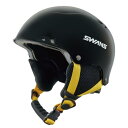 SWANS(スワンズ) スキー スノーボード ヘルメット 子供用 H-461R P1 BK ブラック Sサイズ(48cm-54cm)