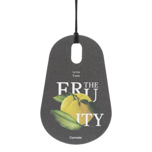 カーメイト(CARMATE) ザ・フルーティー ペーパーフレグランス ユズ 爽やかなカンキツ果実の香り 3枚セ..