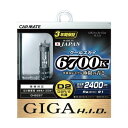 カーメイト 車用 HID GIGA クールスカイ D2R/D2S共通 6700K 2400lm GHB267