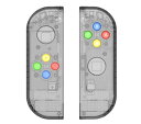 ZOYUBS Switch ニンテンドースイッチ Joy-Con カラー置換ケース代わりケース 外殻 Switch Joy-Con 交換ケース ボタンカバー付 アナログスティックカバー+ボタンカバー ABXYボタン 方向ボタン 保護カバー 改造 修理 着せ替えケース カバー ニンテンドー スイッチジョイコン カ