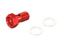 キタコ(KITACO) ユニオンボルト (レッド) M10×18×P1.25 汎用 ワイヤーロック通し穴加工済 771-0900900