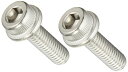 キタコ(KITACO) フランジ付キャップボルト (ステンレス) M6×P1.0×20mm 2個入 0900-062-20002
