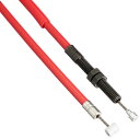 キタコ(KITACO) クラッチケーブル(100mmロング) NSR50/NSR80 レッド 909-1074100