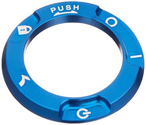 キタコ (KITACO) アルミキーボックスカバー タイプ3 (ブルー) モンキー125(JB02/JB03/JB05) CT125ハンターカブ(JA55/JA65) CB250R(MC52) GB350/S(NC59)等 556-1000310