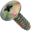 キタコ(KITACO) ウインカーボディ用ビス(十字穴付/トラス/2種タッピング) M5X16mm/グリーンクロメート/2種溝付 2個入り 0900-056-0...