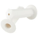 キジマ(Kijima) バイクパーツ グリップ 六角(ヘキサゴン) ラバー製 130mm φ22.2mm 非貫通タイプ 汎用 ホワイト 201-192