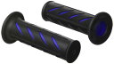 キジマ(Kijima) バイクパーツ グリップ SP1 ラバー製 114mm φ25.4mm 非貫通タイプ カブ専用(カブ110不可) ブラック/ブルー 201...