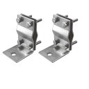 カシムラ(Kashimura) LEDワークライト用ブラケット 2個セット ステンレス 鳥居取付 傷防止ゴム付 NML-117