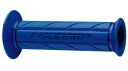 キジマ(Kijima) バイクパーツ グリップ NICE ラバー製 120mm φ22.2mm 貫通タイプ 汎用 ブルー 201-6719