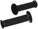 キジマ(Kijima) バイクパーツ グリップ TZタイプ ラバー製 128mm φ22.2 貫通タイプ 汎用 ブラック 201-212