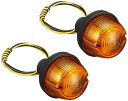 キジマ(Kijima) カウルタイプウインカーランプ CB72 116x40x38mm 汎用 アンバー 2個入り 219-5054