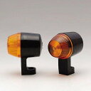 キジマ(Kijima) ラバーウインカーランプ 35φx50mm 汎用 ブラック/アンバー 2個入り 219-5087