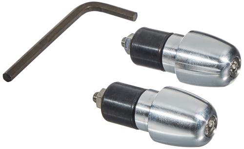 キジマ(kijima) バーエンド ハンドル内径21mm 汎用 シルバー HD-04802