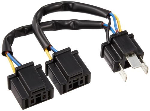キジマ (kijima)バイク バイクパーツ 変換ハーネス H4オス - H4メスx2 304-6711