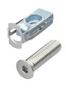 キジマ (kijima) ターンナット&ボルトセット 取り付けナット ワンタッチレール 1個入り ステンレス 303-0044
