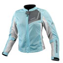 コミネ(KOMINE)ジャケット JK-117 プロテクトフルメッシュジャケット-ジモン レディース 07-1171 Neo Light-Blue WS