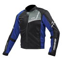 コミネ(KOMINE)ジャケット JK-117 プロテクトフルメッシュジャケット-ジモン レディース 07-1171 Neo Black/Blue WL